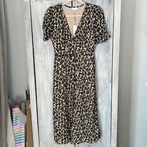 NWT heartloom leopard dress size xs